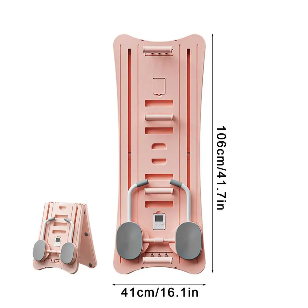 Foldable Pilates Reformer Board - Multi-Purpose Core Workout Equipment for Home Fitness